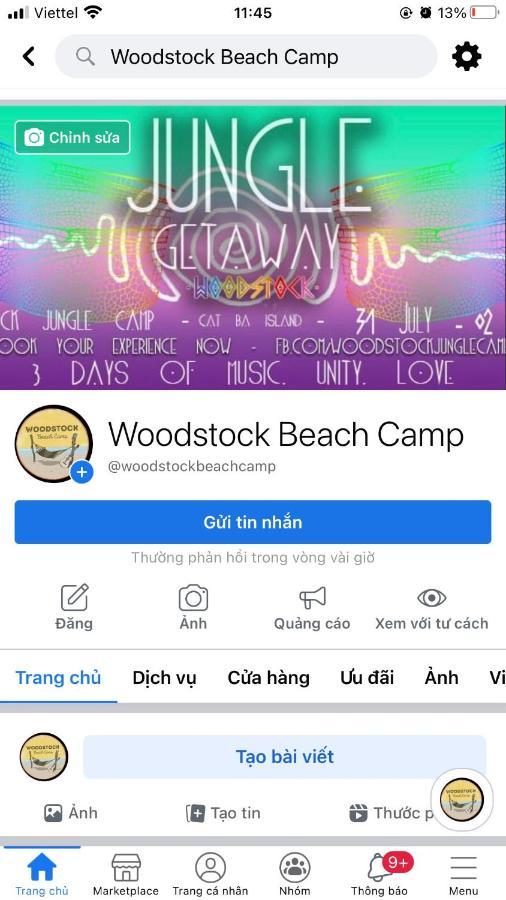 Woodstock Beach Camp Hien Hao Extérieur photo